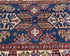 3x5 Kazak Blue Afghan Hand Knotted Traditional Wool Area Rug